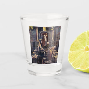 Parabel der zehn Jungfrauen Schnapsglas