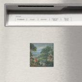 Parabel des guten Hirten, c.1580-90 Magnet (In Situ (Geschirrspüler))