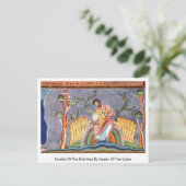 Parabel des reichen Mannes durch Meister des Codex Postkarte (Stehend Vorderseite)