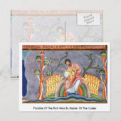 Parabel des reichen Mannes durch Meister des Codex Postkarte (Vorne/Hinten)