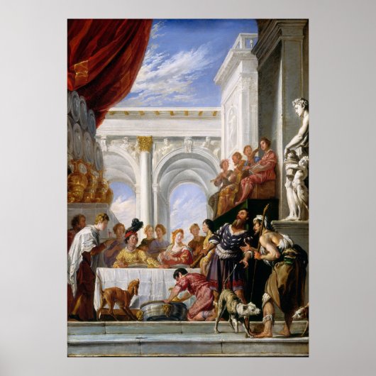 Parabel Lazarus, Domenico Fetti Fine Art Poster (Vorne)