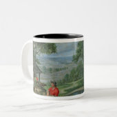 Parabel von der gute Hirte, c.1580-90 Zweifarbige Tasse (Vorderseite Links)