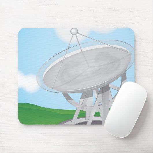 Parabolantenne Mousepad (Mit Mouse)