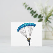 Paracaídas Postkarte (Stehend Vorderseite)