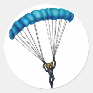 Paracaídas Runder Aufkleber