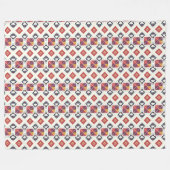 Paracas Mattiert Fleecedecke (Vorderseite (Horizontal))