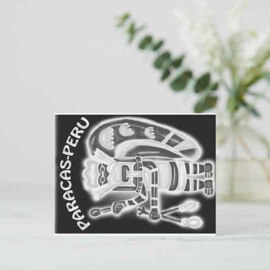 PARACAS-PERU POSTKARTE (Stehend Vorderseite)