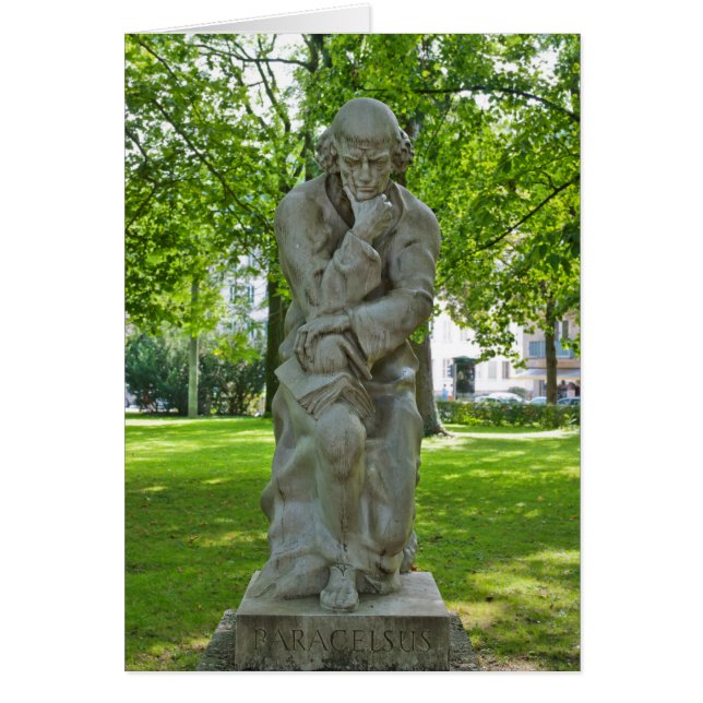 Paracelsus-Denkmal in Salzburg (Vorne)