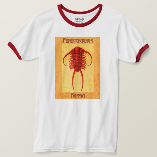 Paraceraurus-Fossilienstoff T-Shirt (Design vorne)