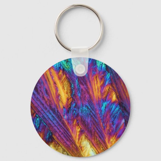 Paracetamol unter dem Mikroskop Schlüsselanhänger (Vorderseite)