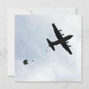 Parachute Drop EC-130H Compass Call Einladung