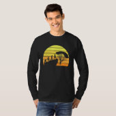 Parachute Evolution Retro Sunset Art T-Shirt (Vorne ganz)