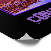 Parachute Jump Psychedelic Poster (Ecke)