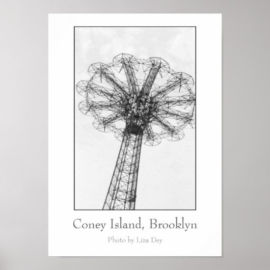 Parachute Jump Tower Poster (Vorne)