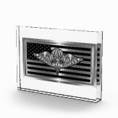 Parachute Rigger mit USA FLAG Fotoblock (Rechts)