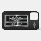 Parachute Rigger Veteran Stahlflagge Case-Mate iPhone Hülle (Rückseite (Horizontal))