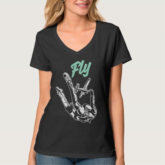 Parachute Skipping Paraglider T-Shirt (Vorderseite)