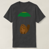 Parachuting Beaver T-Shirt (Design vorne)
