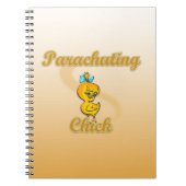 Parachuting Chick Notizblock (Vorderseite)
