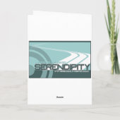 Parachuting Santa Feiertagskarte (Rückseite)