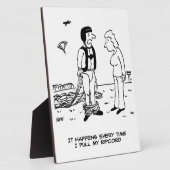 Parachutist-Hosen fallen ab - Funny Fotoplatte (Seite)