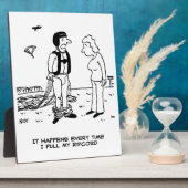 Parachutist-Hosen fallen ab - Funny Fotoplatte (Seite)