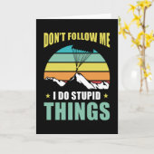 Parachutist Karte (Gelbe Blume)