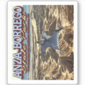 PARACHUTZ - ANZA BORREGO DESERT - KALIFORNIEN USA AUFKLEBER (Vorderseite)