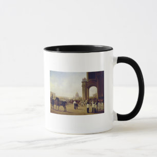 Parade am Palast-Quadrat in St. Peterburg Tasse