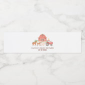 Parade Baby Dusche für Landtiere Wasserflaschenetikett (Einzelnes Label)