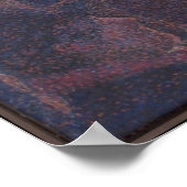 Parade de Cirque von Georges Seurat Poster (Ecke)