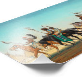 Parade der Krieger von Maynard Dixon Fotodruck (Ecke)