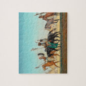 Parade der Krieger von Maynard Dixon Puzzle (Vertikal)