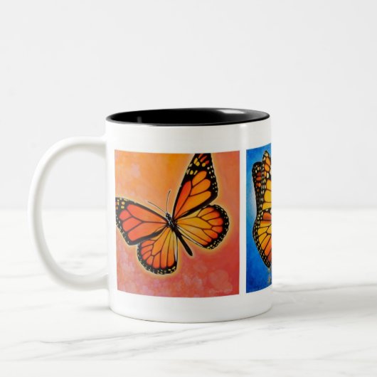 Parade der Monarch-Tasse Zweifarbige Tasse (Links)
