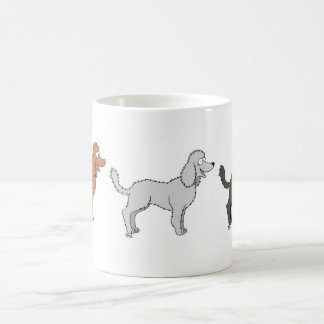 Parade der Poodles-Tasse Kaffeetasse