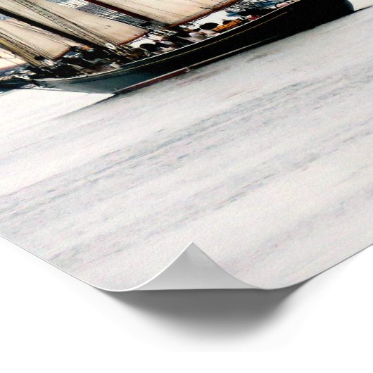 Parade der Segel in Boston Poster (Ecke)