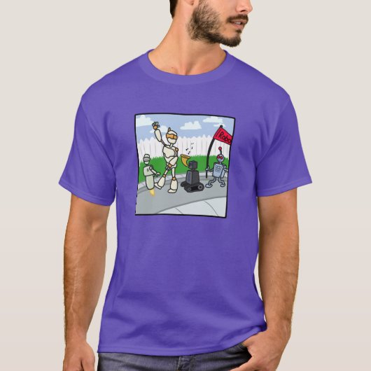 Parade des Roboter-No.130 T-Shirt (Vorderseite)