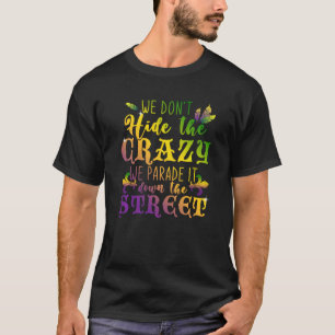 Parade Fasching Maskengedecke Party Funny Mar T-Shirt