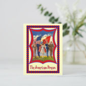 Parade für den 4. Juli Postkarte (Stehend Vorderseite)