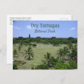 Parade Grounds, Fort Jefferson, Dry Tortugas Postkarte (Vorne/Hinten)