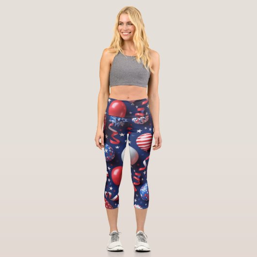 Parade im Himmel Capri Leggings (Vorderseite)