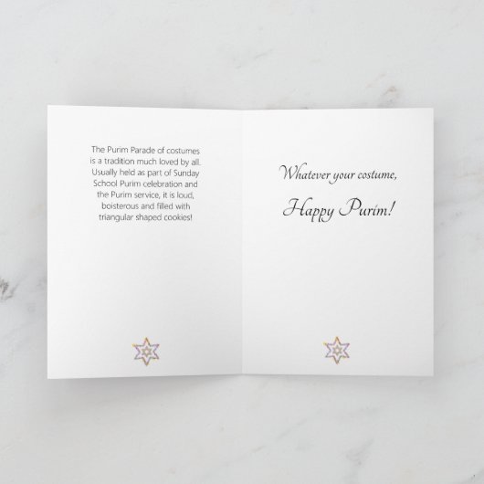 Parade Karte (Innenseite)