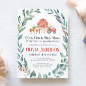 Parade Kinderdusche für Landtiere Einladung