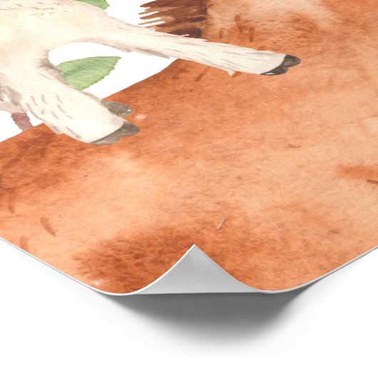 Parade "Landtiere" Willkommensdusche Poster (Ecke)