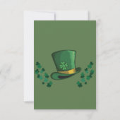 Parade-Party! St Patrick Tageseinladungen Einladung (Rückseite)