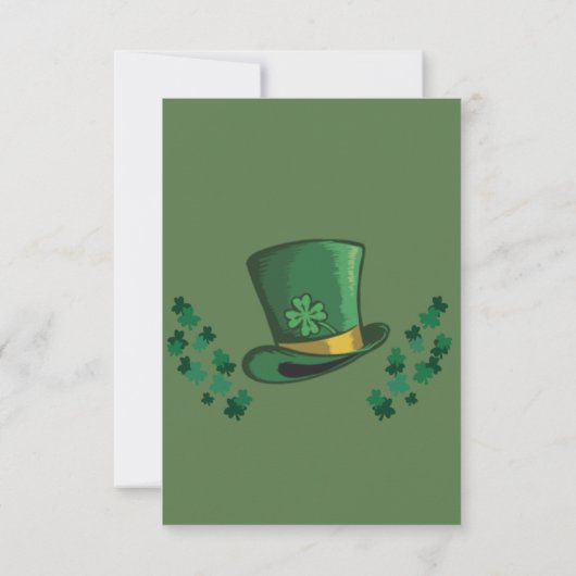 Parade-Party! St Patrick Tageseinladungen Einladung (Rückseite)