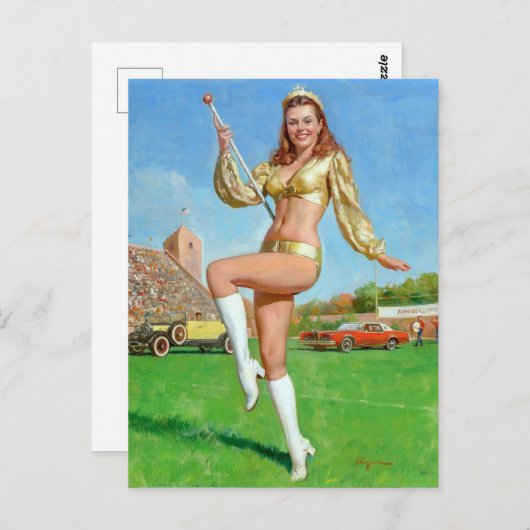 Parade Queen Postkarte (Vorne/Hinten)