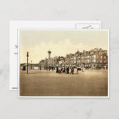 Parade und Turm, Morecambe, England rar Postkarte (Vorne/Hinten)