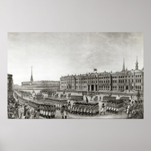 Parade vor dem Kaiserpalast Poster