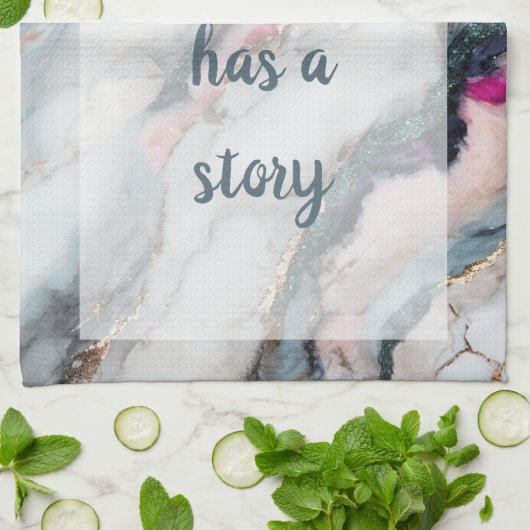 Parade - Weiß Geschirrtuch (Gefaltet)